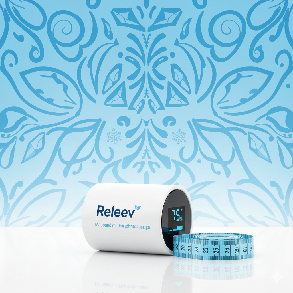 Maßband mit Fortschrittsanzeige